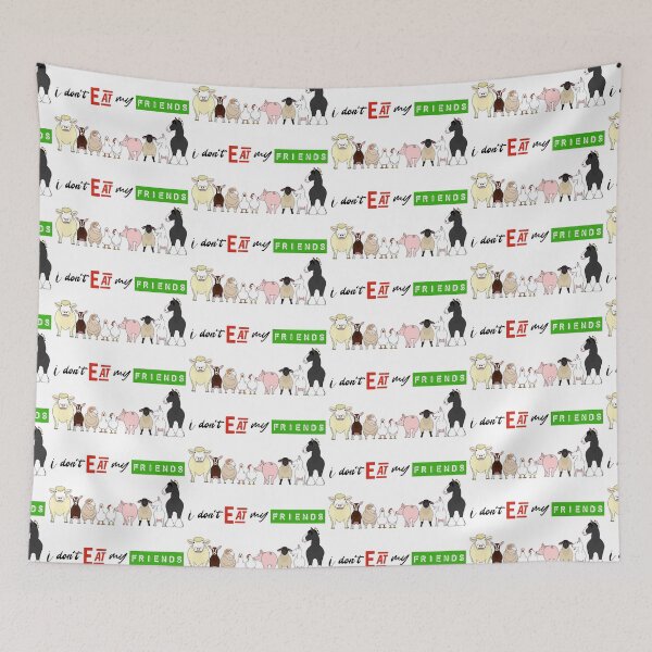 Item preview, Eating Animals Is Wrong designed and sold by MandalaAndMore.