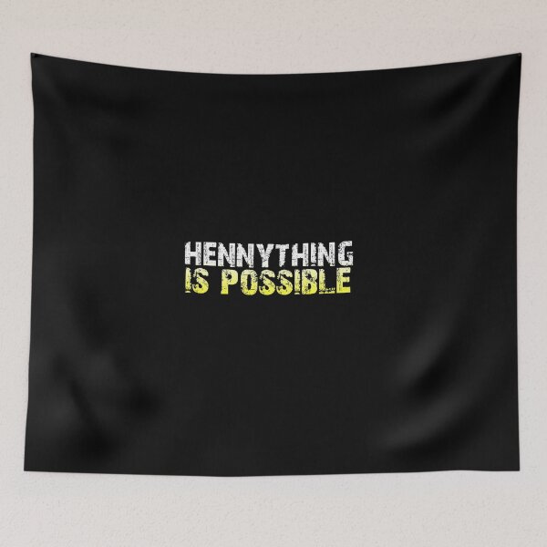 Item preview, Hennything is possible yellow t-shirt and masks designed and sold by wiggy38.
