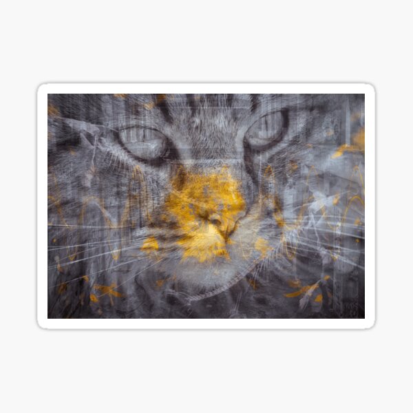 Streunende Katze Sticker