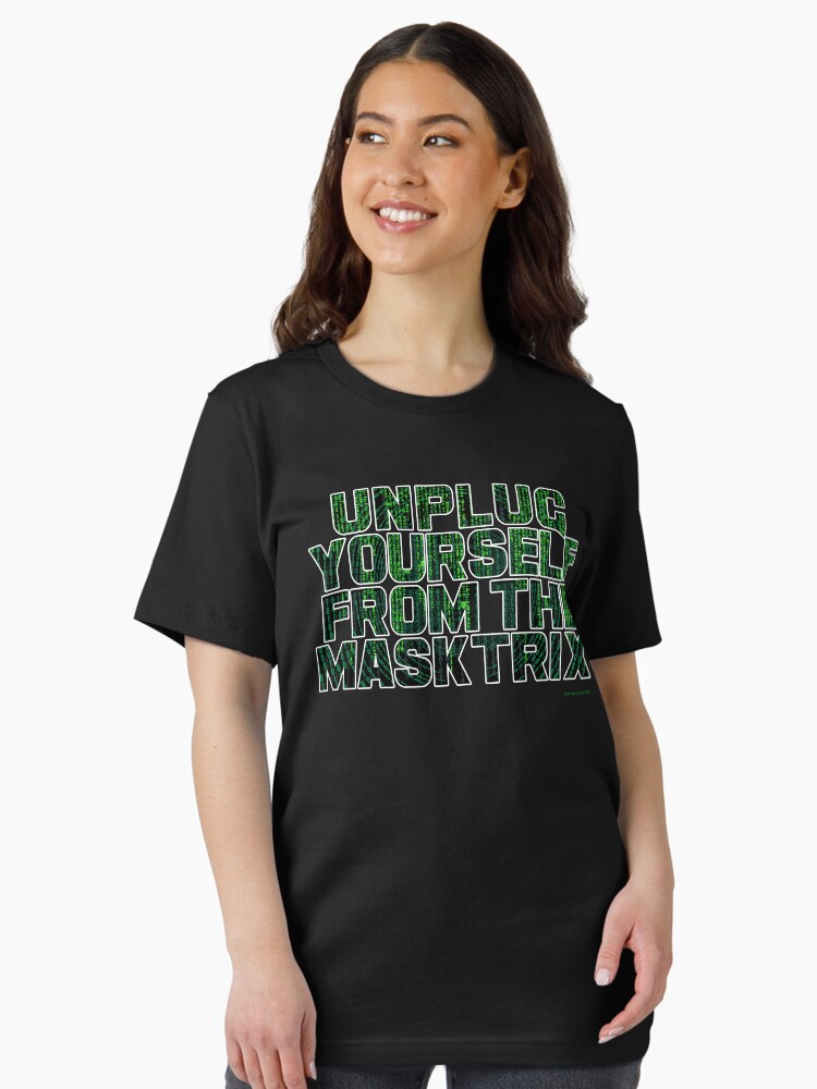 Thumbnail 2 of 7, Essential T-Shirt, Unplug Yourself From The Masktrix designed and sold by EyeMagined.
