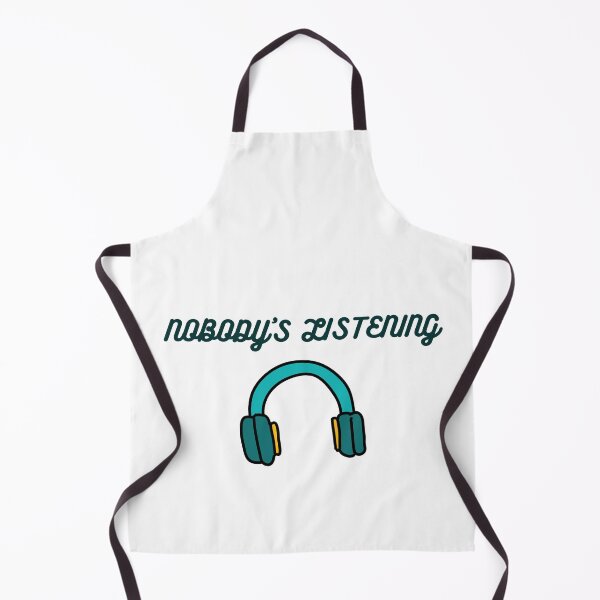 Item preview, Nobody is listening | vintage funny quote designed and sold by Yesha Vayeda.