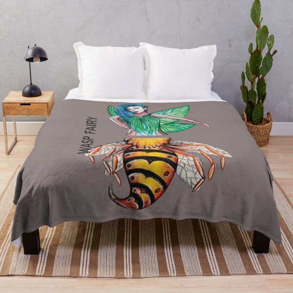 Item preview, WASP FAIRY by FrankenDuo metallic grey designed and sold by FrankenDuo.