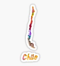Chile in watercolor Sticker