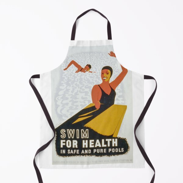 Item preview, Swim for health campaign | Vintage 1940's designed and sold by LemonbatStudio.