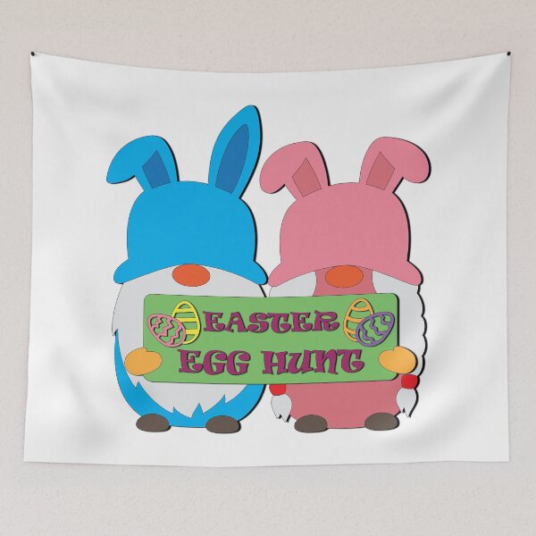 Item preview, Easter Egg Day, Bunny Gnome designed and sold by hoangthedoodler.