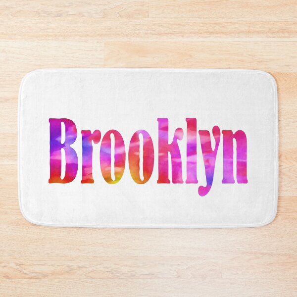 Item preview, Brooklyn girls name pretty multi-color design designed and sold by ComicKitsch.
