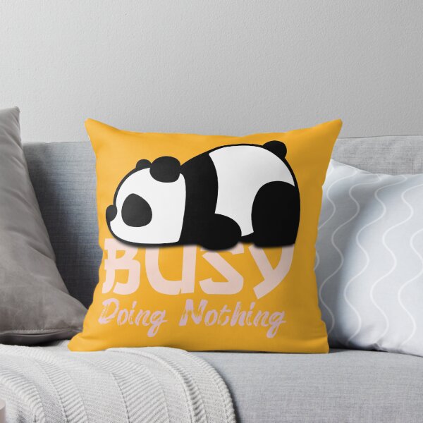 Item preview, Busy Doing Nothing Panda - funny quotes being lazy designed and sold by MEDDstore.