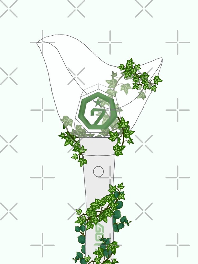 Everglow Floral Lightstick kpop  Sticker for Sale by Raquel Maia