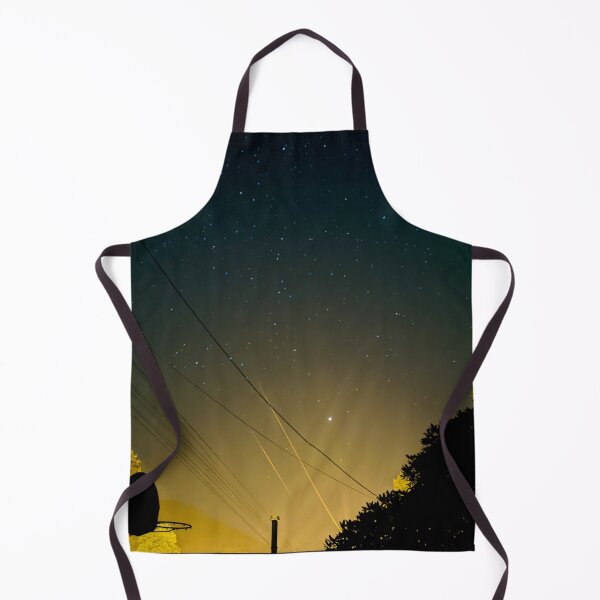 Item preview, Modern Basketball Hoop Astrophotography with Mars in the Star filled Night Sky and Rays of Light on the Horizon designed and sold by PrettyLittlePic.