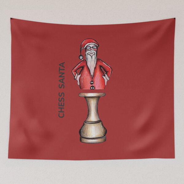 Item preview, CHESS SANTA by FrankenDuo auburn red designed and sold by FrankenDuo.