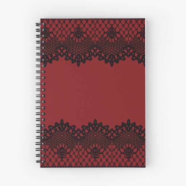 Item preview, Black and Red Gothic Lace Pattern designed and sold by thelustrous.