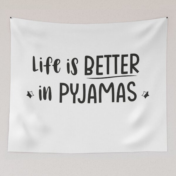 Item preview, Life is better in pyjamas designed and sold by Unohana.