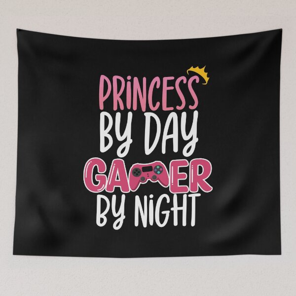 Item preview, Princess By Day Gamer By Night, Gaming Gamer Girl designed and sold by maddinstgt.