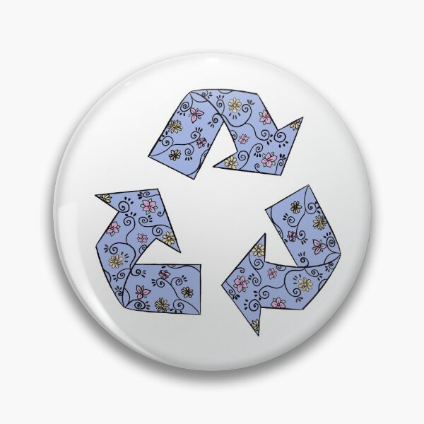 Item preview, Flower Reduce Reuse Recycle designed and sold by Kate Raynsford.