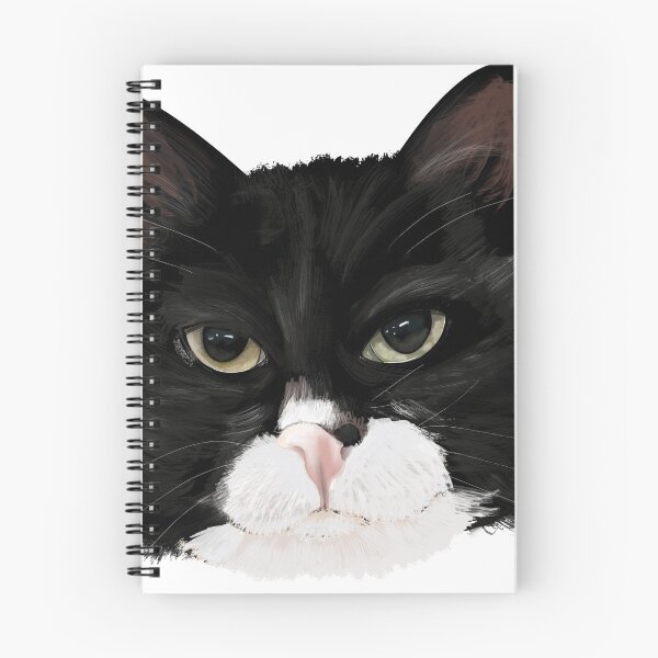 Item preview, Black and white cat designed and sold by Colonels  Basement.