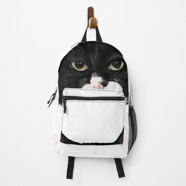 Item preview, Black and white cat designed and sold by Colonels Basement.