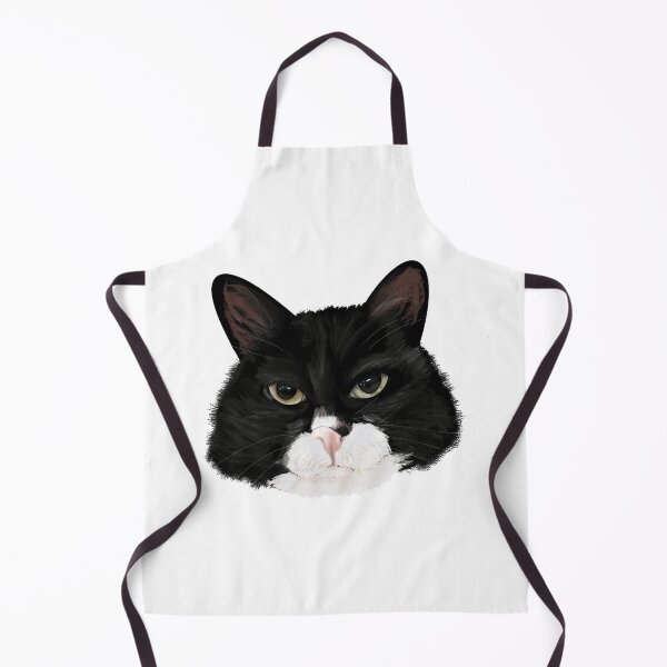 Item preview, Black and white cat designed and sold by Colonels  Basement.