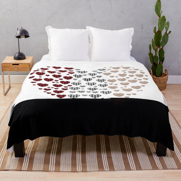 Item preview, VALENTINES DAY HEART, BUFFALO PLAID PATTERN, RED AND BLACK PATTERN, LEOPARD PATTERN, BLACK AND WHITE PATTERN HEART designed and sold by TheFirstOne.