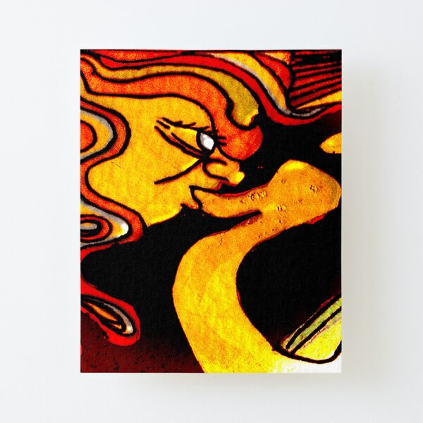 Sun God Smoke Canvas Mounted Print