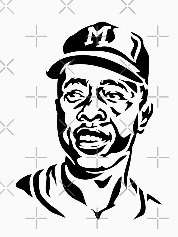 Hammerin' Hank Aaron Art Print for Sale by MooreTees