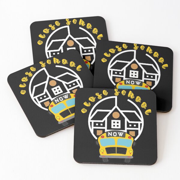 Item preview, close school now ,funny Gift idea  designed and sold by buzz1days.