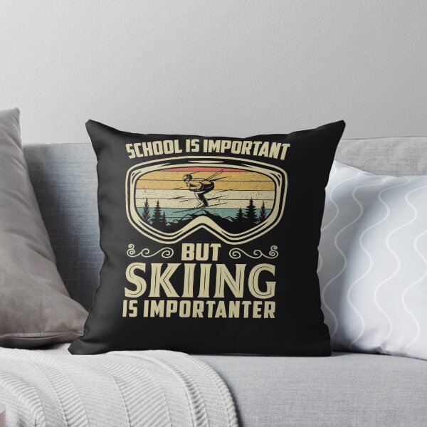 Item preview, vINTAGE School Is Important But Skiing Is Importanter designed and sold by Bodyguard69.