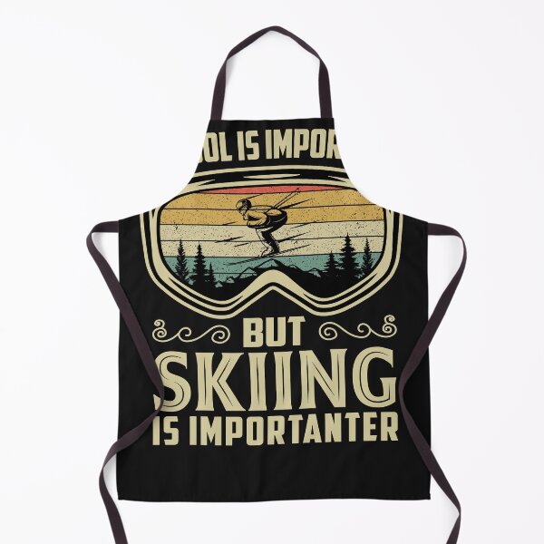 Item preview, vINTAGE School Is Important But Skiing Is Importanter designed and sold by Bodyguard69.