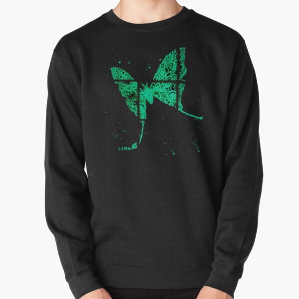 Lunar Moth Pullover Sweatshirt