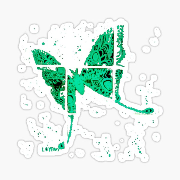 Lunar Moth Sticker