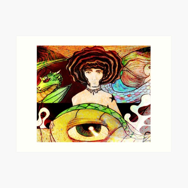 Afro Man Art Print