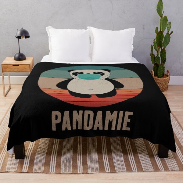 Item preview, Pandamic Retro Vintage Pandemic Panda with Mask designed and sold by maddinstgt.