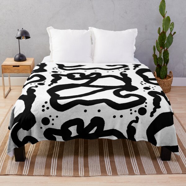 Item preview, Black and White Abstract Line Art designed and sold by Vitji-Art.