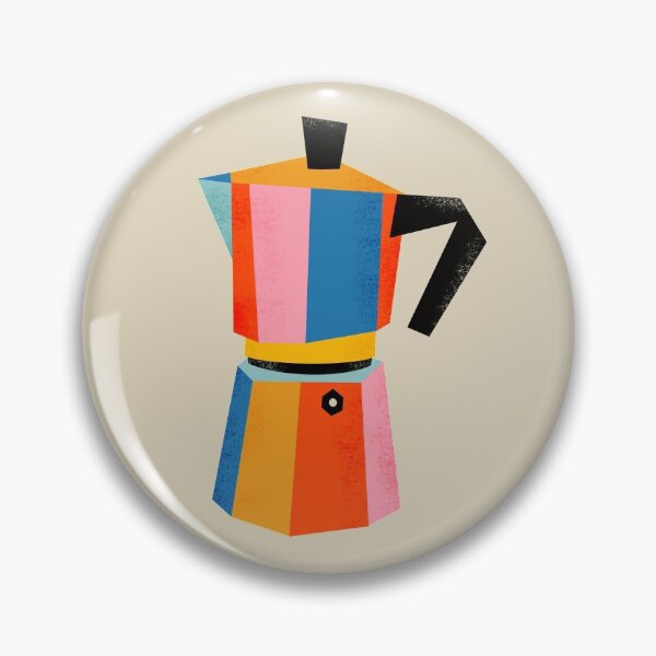 Item preview, Multicolor Moka Pot designed and sold by Meredith Ann.