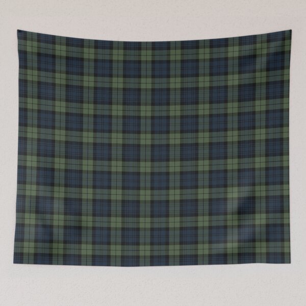 Item preview, Campbell Tartan | Muted | Cute Green and Blue Tartan designed and sold by cutetartanshop.