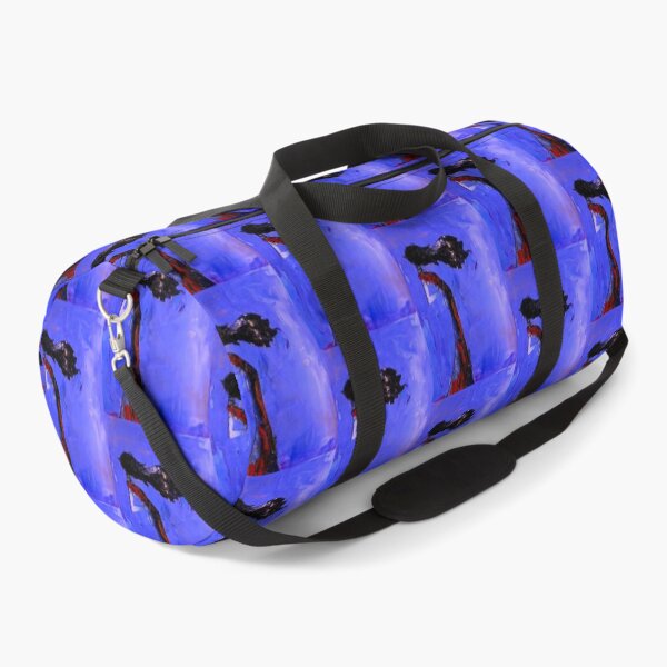 Girl With Hair In the Wind Duffle Bag