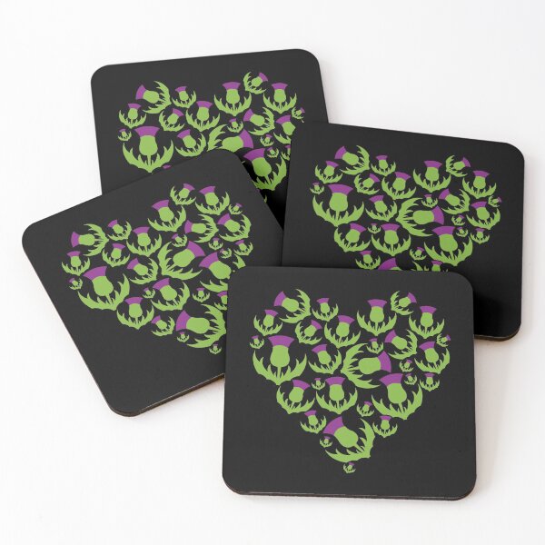 Item preview, St Andrews Day Scottish Valentines Day Thistle Love Heart designed and sold by juvajay.