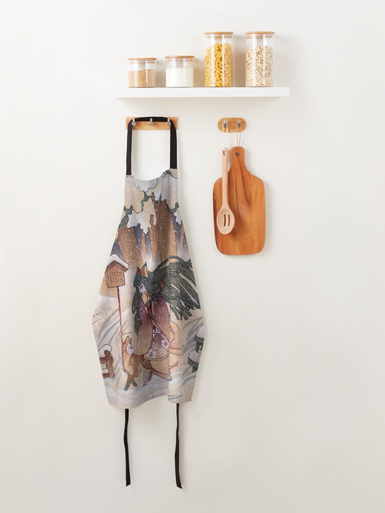 Alternate view of Blustery - Kitsune Yokai TeaKitsune Apron