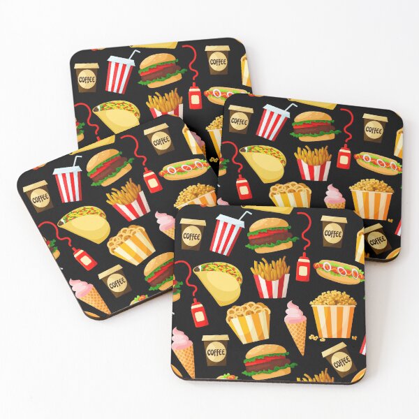 Item preview, Junk Food Fast Food Kitchen Chef Restaurant Stuff Workers Socks Gift Idea  designed and sold by Dr.YesOrNo.