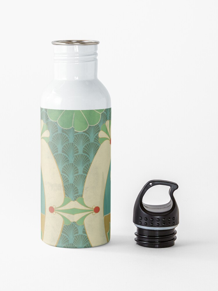 Gourde ''Parure Poisson bleu - Illustration Art Nouveau' : autre vue