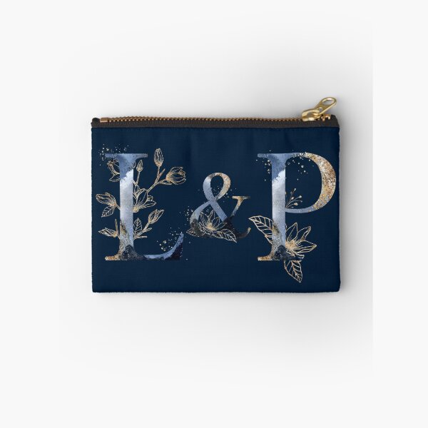 Item preview, Floral Initials L and P for a couple, Monogrammed designed and sold by PinkLotusArt.