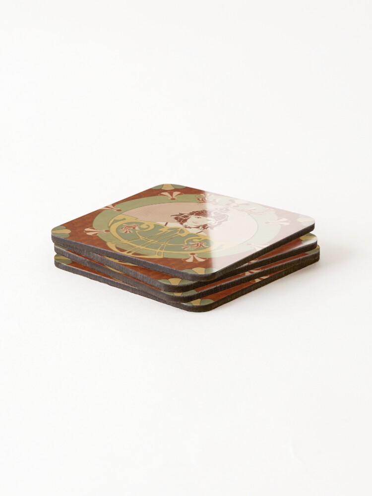 Dessous de verre (lot de 4) ''Parure Poisson rouge' : autre vue