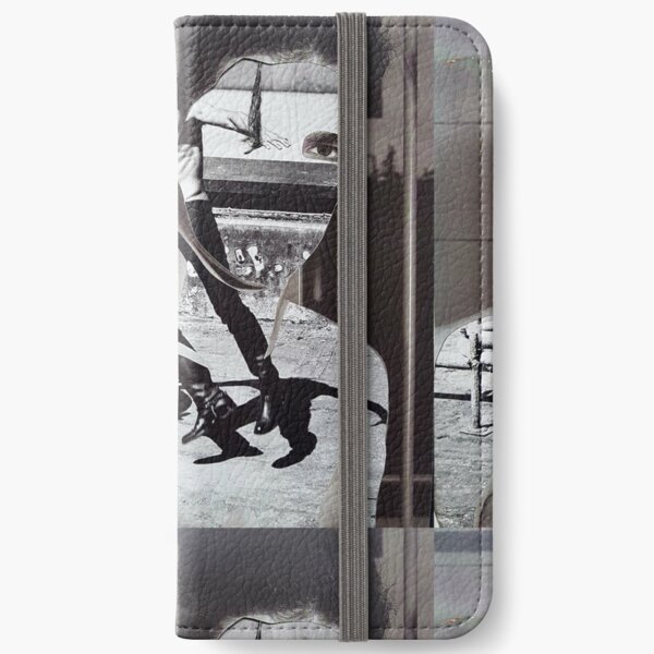 Collage Face CutOut iPhone Wallet
