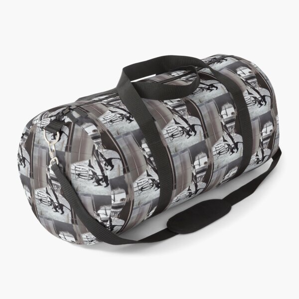 Collage Face CutOut Duffle Bag