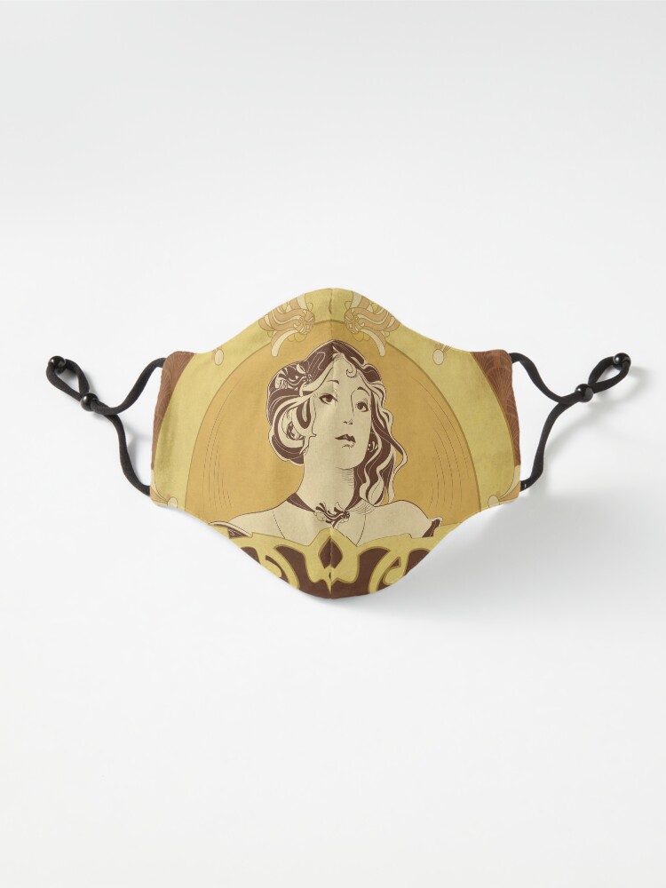 Masque ''Parure Poisson brun' : autre vue