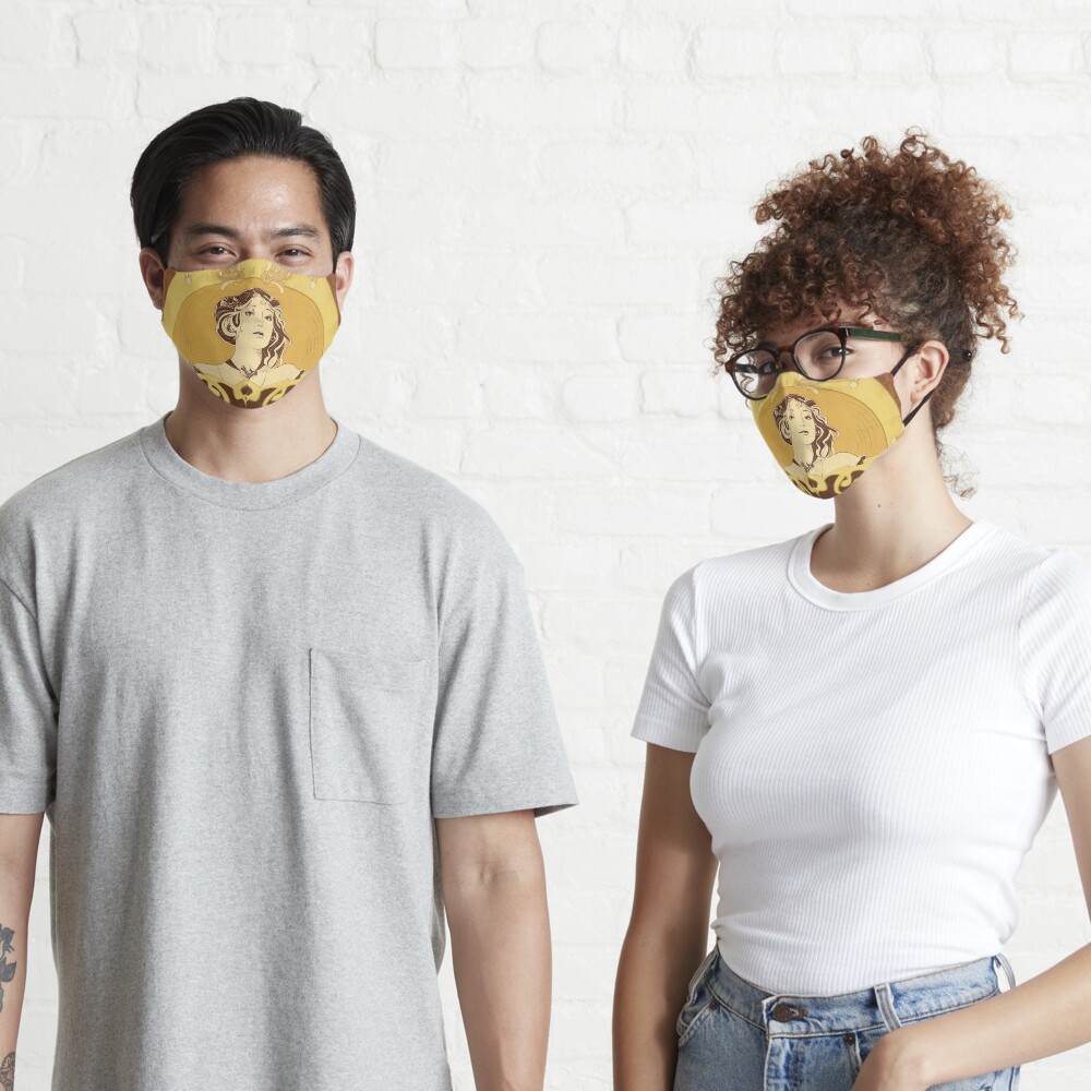 Masque « Parure Poisson brun»