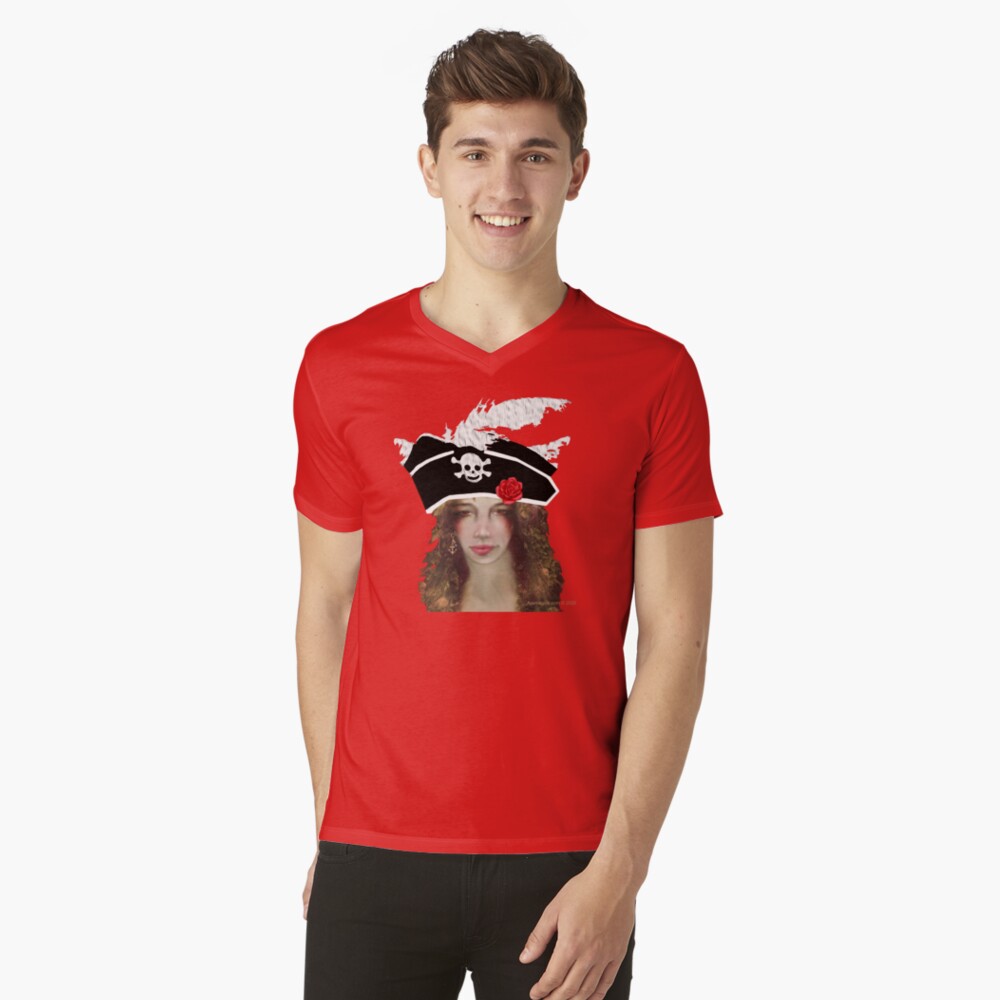 Item preview, V-Neck T-Shirt designed and sold by ayemagine.