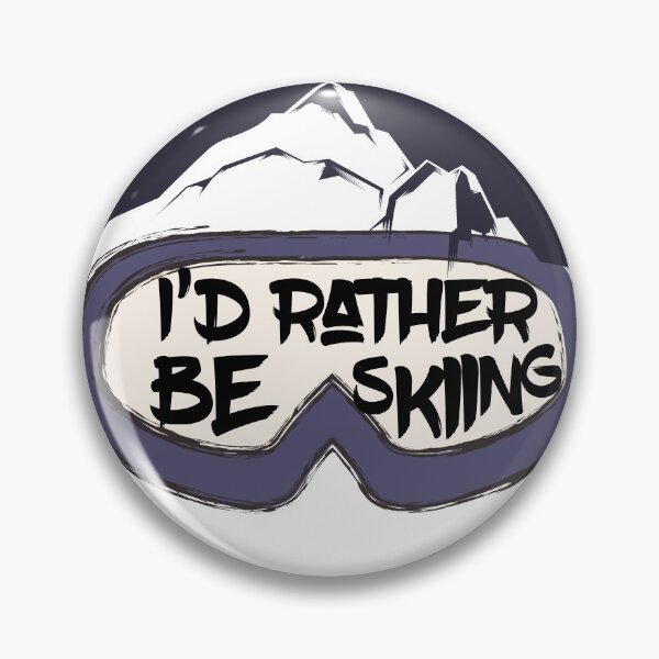 Item preview, I’d rather be skiing. designed and sold by aboniteblanc.