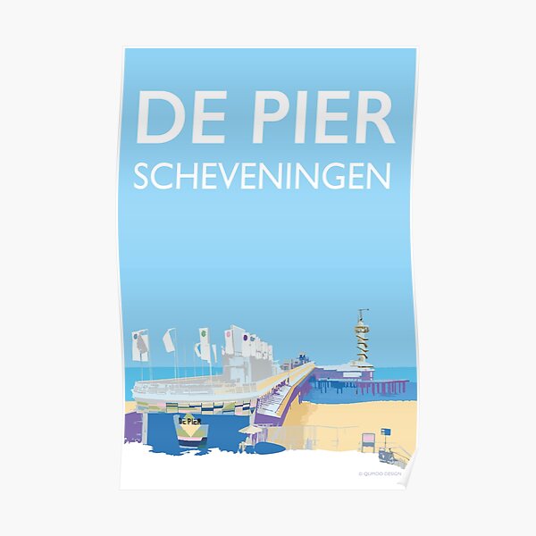 De Pier, Scheveningen, Nederland Poster
