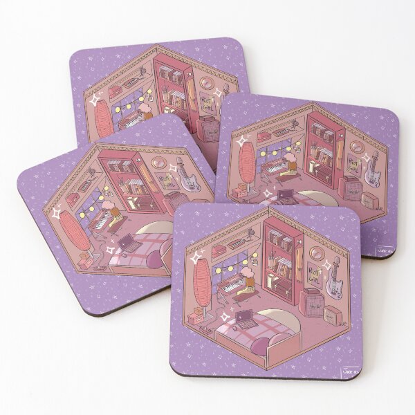 Item preview, Riot girl isometric cute room  designed and sold by Juneasinjuly.