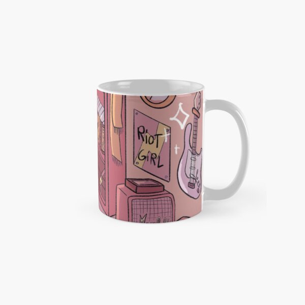Vista previa del artículo con la obra «Riot girl dormitorio kawaii isométrico», diseñado y vendido por Juneasinjuly.